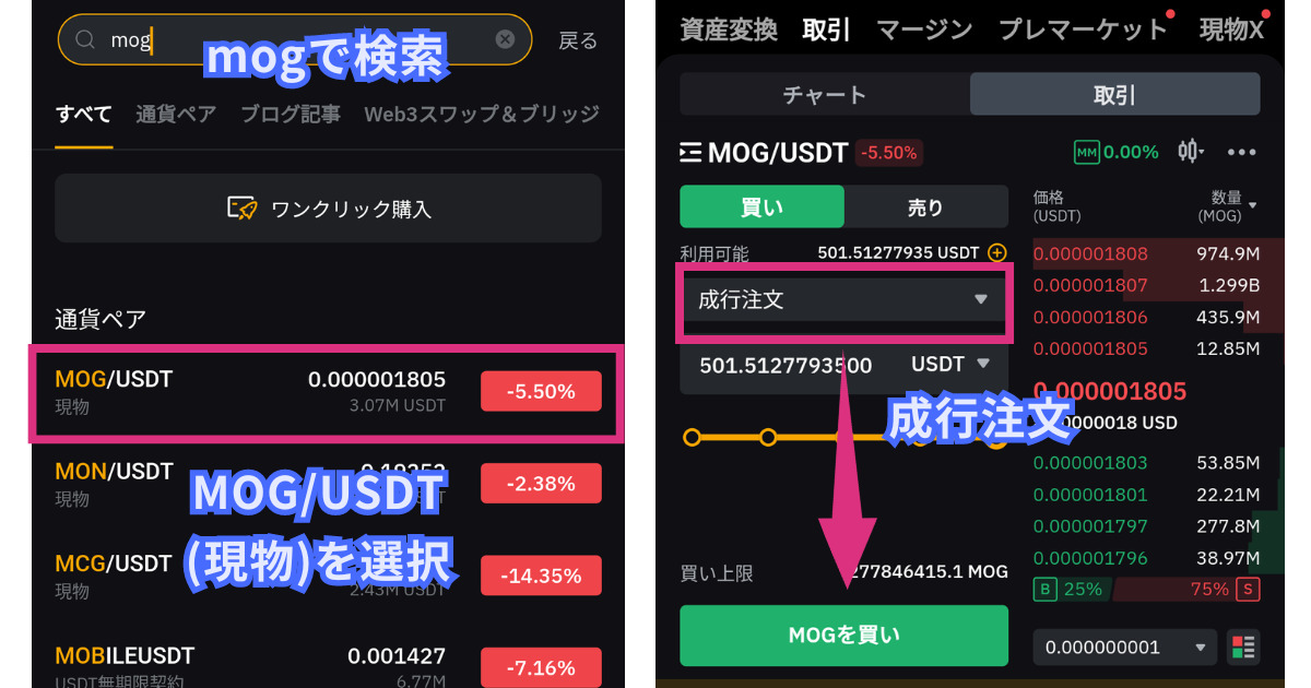 仮想通貨mog(モグコイン)の買い方